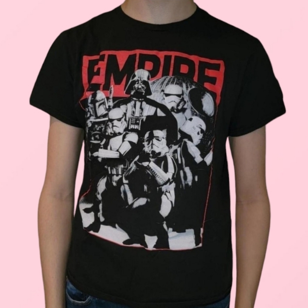 Star Wars Shirt Adult Medium Black Empire Design (M)